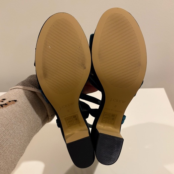 Jcrew Velvet Heels - Picture 2 of 2